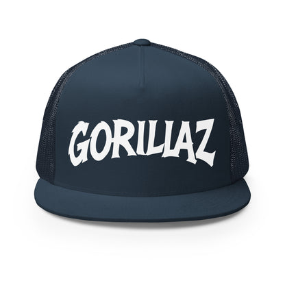 Performance | 5 Panel Trucker Cap | Gorillaz | Modern Script Logo