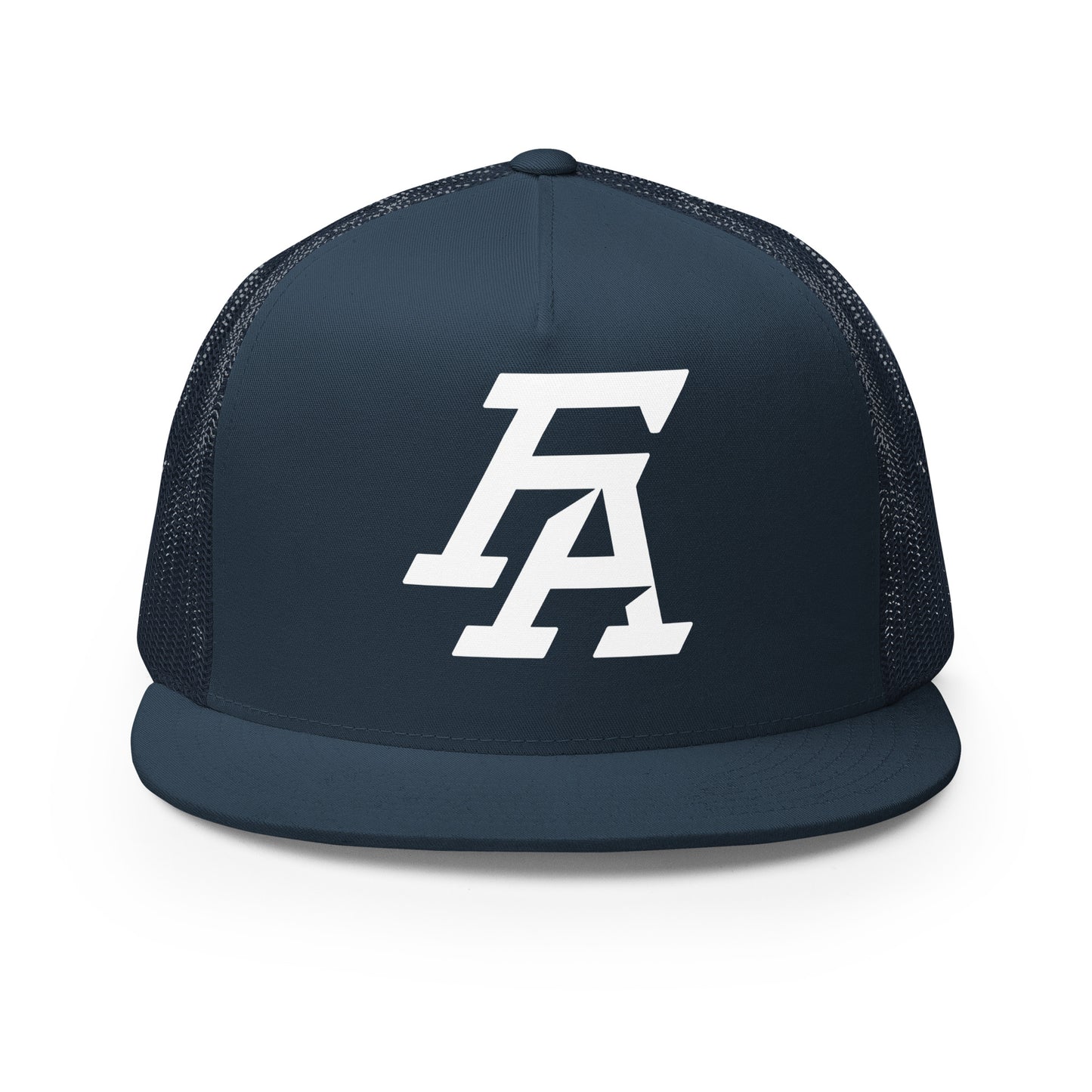 Performance | 5 Panel Trucker Cap | FA Basketball | Crest Logo