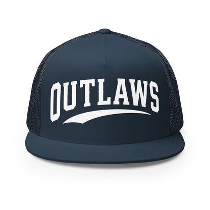 Performance | 5 Panel Trucker Cap | Louisiana Outlaws | Vanguard Logo