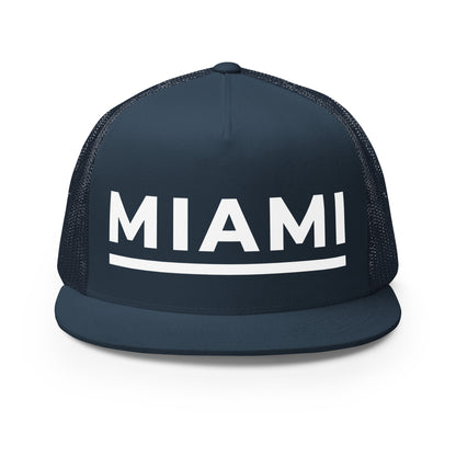 Performance | 5 Panel Trucker Cap | Miami Women's Hockey | Lettermark Logo