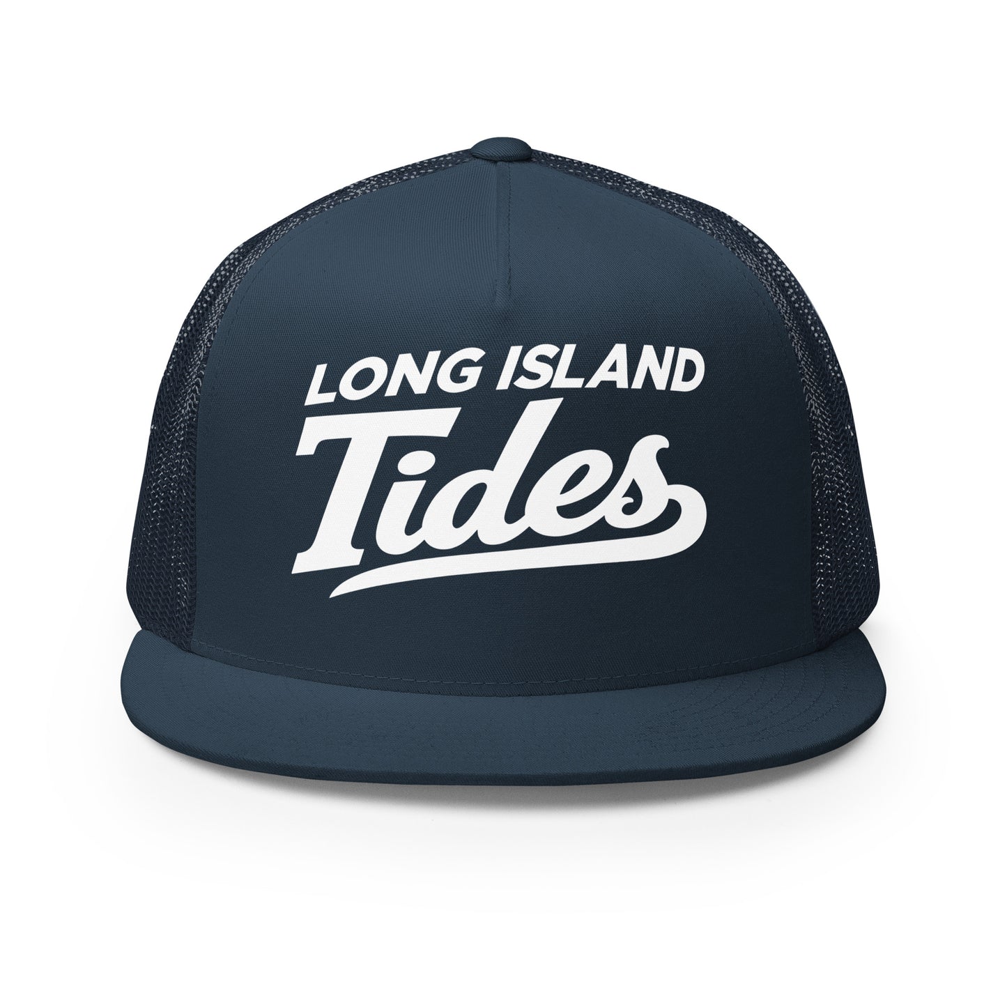 Performance | 5 Panel Trucker Cap | Long Island Tides Baseball | Vanguard Logo