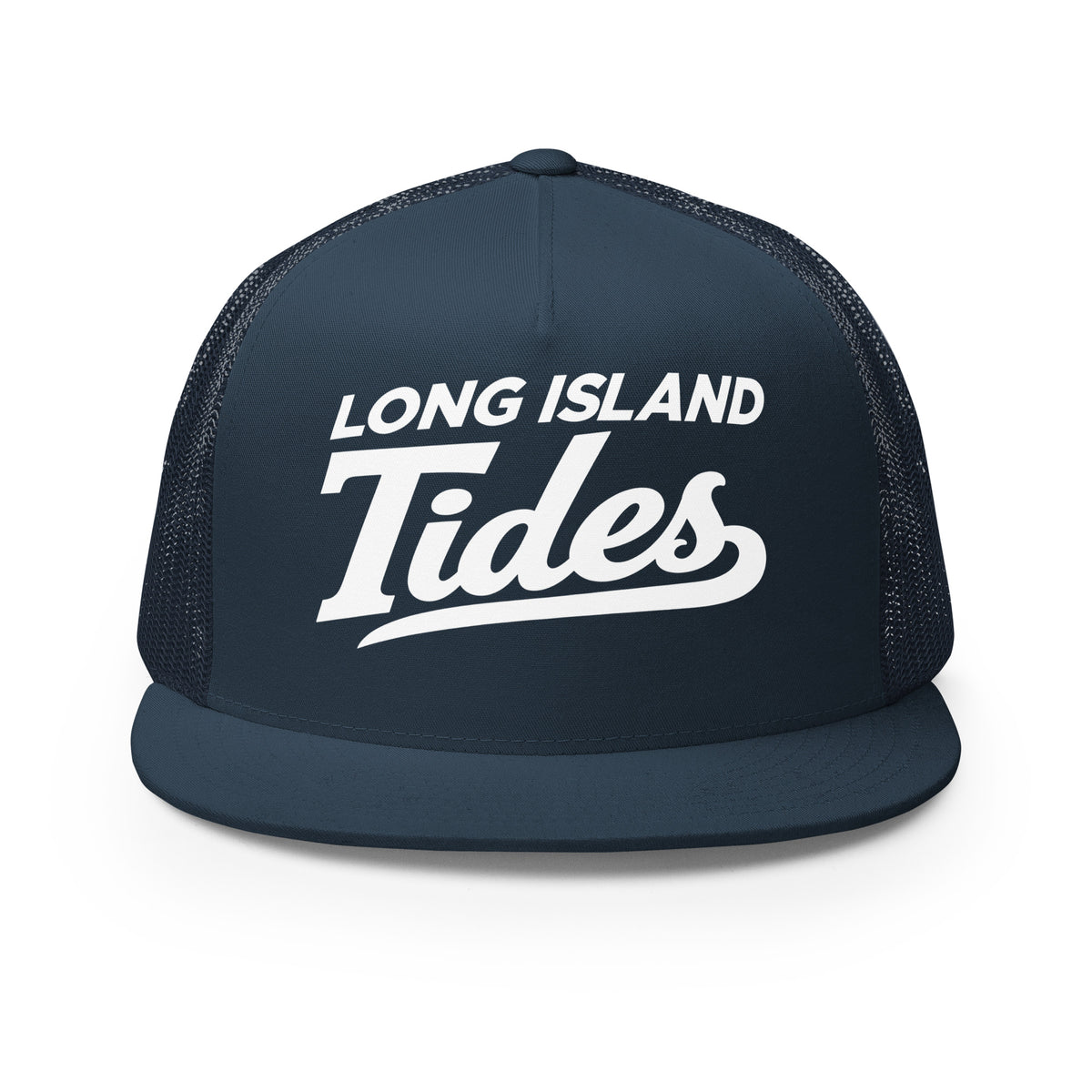 Performance | 5 Panel Trucker Cap | Long Island Tides Baseball | Vanguard Logo