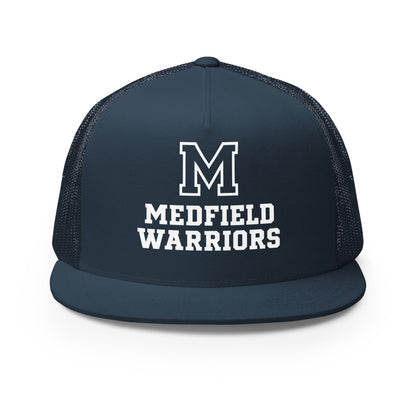 Performance | 5 Panel Trucker Cap | Medfield Softball | Badge Logo
