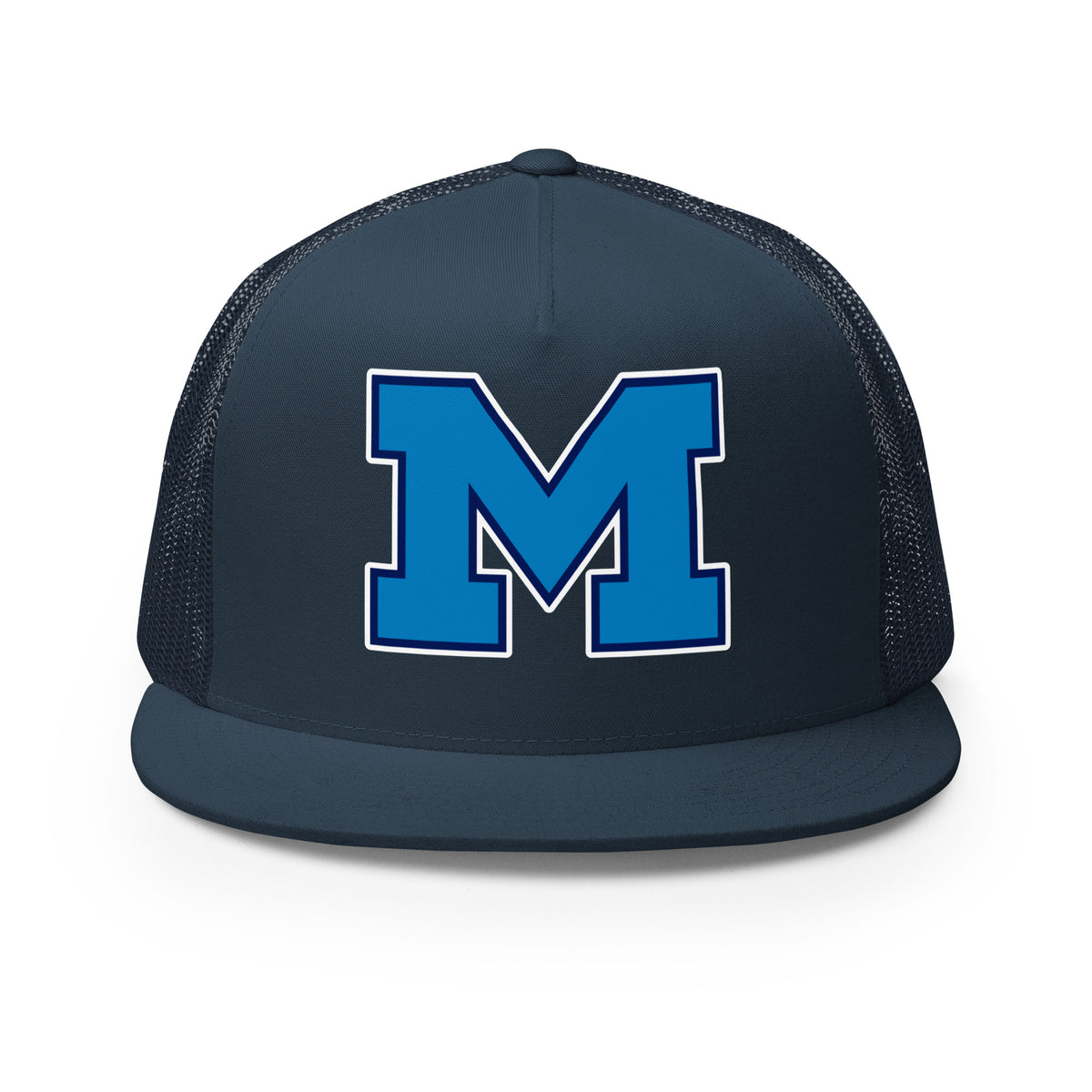 Performance | 5 Panel Trucker Cap | Medfield Softball | Lettermark Logo