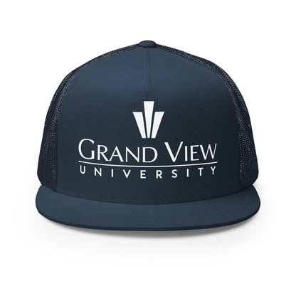 Performance | 5 Panel Trucker Cap | Grand View University Nursing | Valor Logo