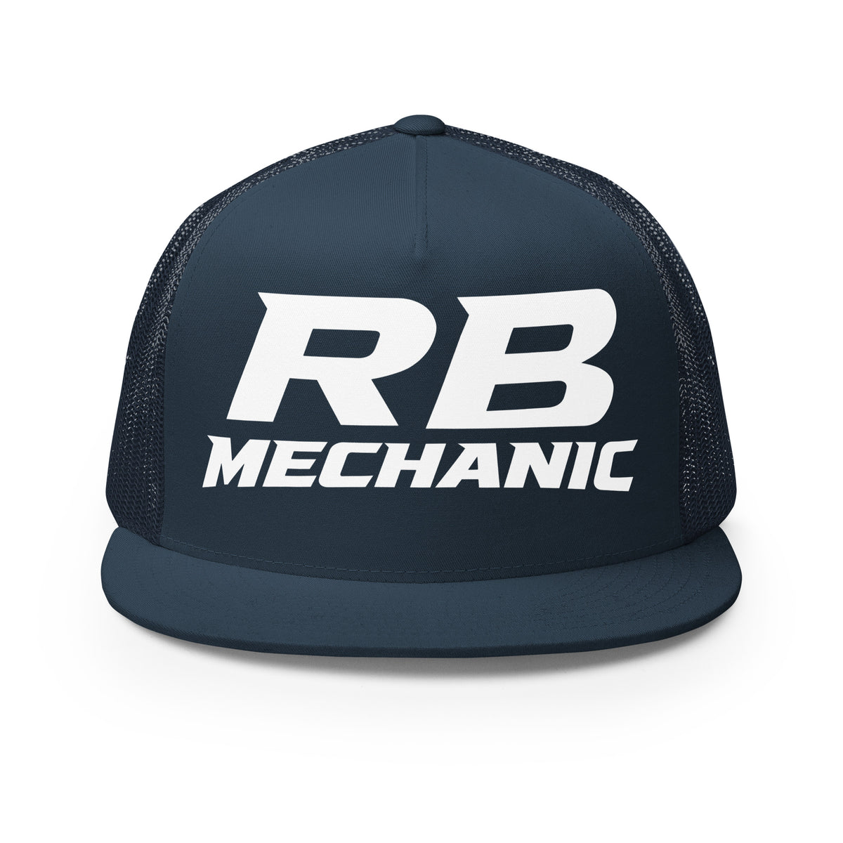 Performance | 5 Panel Trucker Cap | RB Mechanic | Lettermark Logo