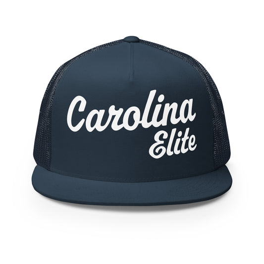 Performance | 5 Panel Trucker Cap | Carolina Elite-Shields | Modern Script Logo