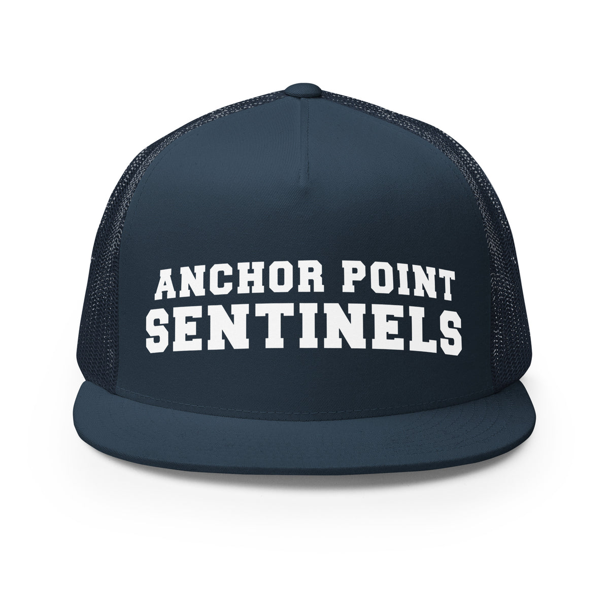 Performance | 5 Panel Trucker Cap | Anchor Point | Crest Logo