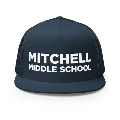 Performance | 5 Panel Trucker Cap | Mitchell Middle School Softball | Crest Logo