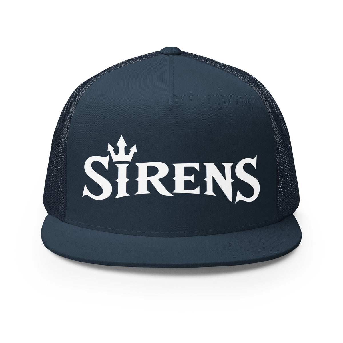 Performance | 5 Panel Trucker Cap | Naples Sirens | Emblem (Variant) Logo