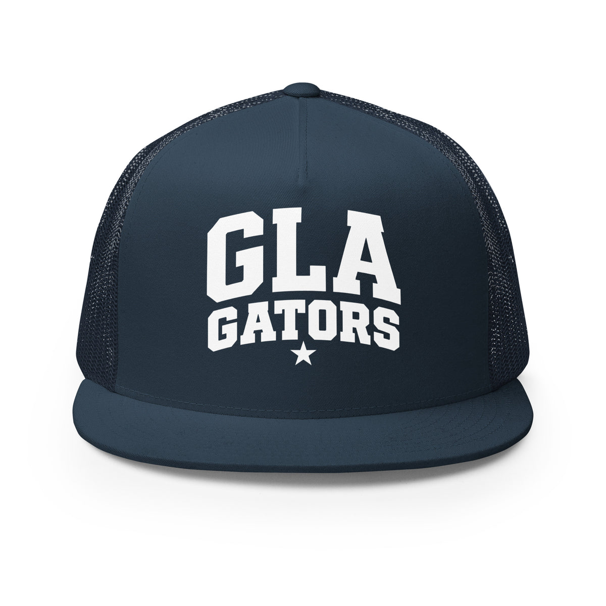 Performance | 5 Panel Trucker Cap | GLA Gators Cheer Team | Vanguard Logo
