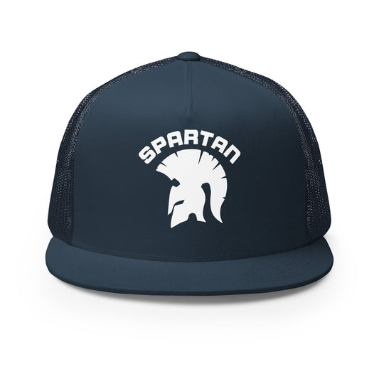 Performance | 5 Panel Trucker Cap | Spartan Wrestling Club | Crest Logo