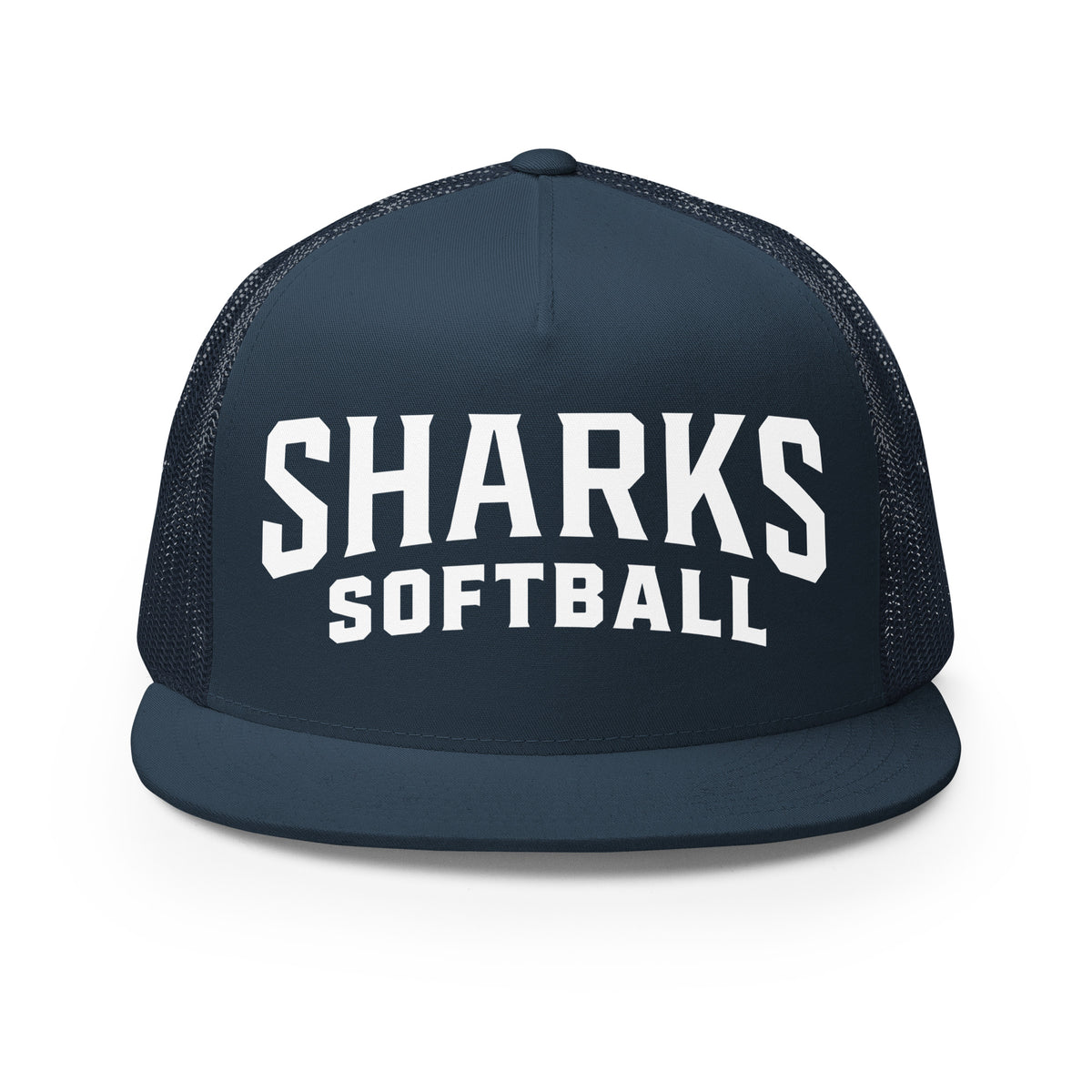 Performance | 5 Panel Trucker Cap | Sharks Diamond Sports | Crest Logo