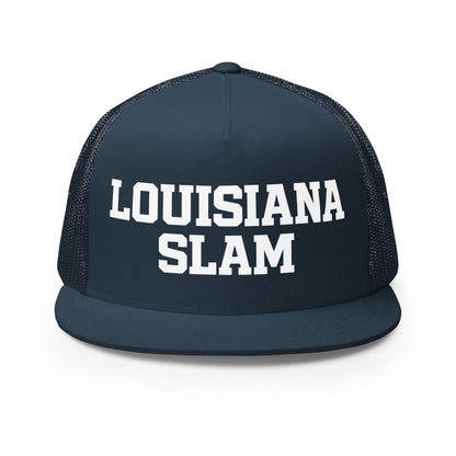 Performance | 5 Panel Trucker Cap | Louisiana Slam Baseball | Emblem Logo