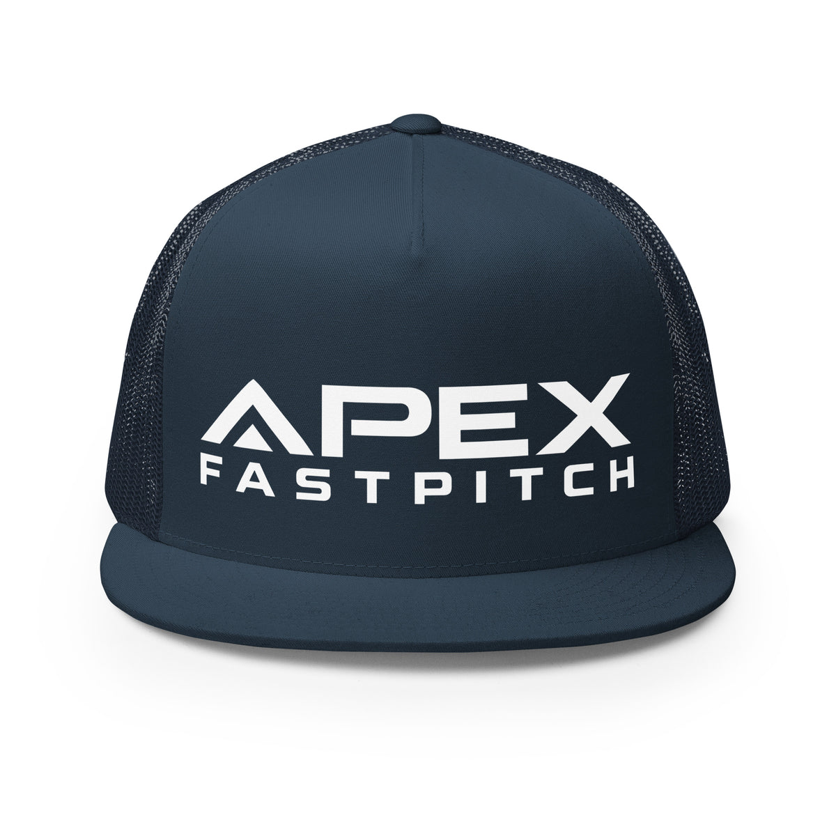 Performance | 5 Panel Trucker Cap | Apex Fastpitch | Emblem Logo