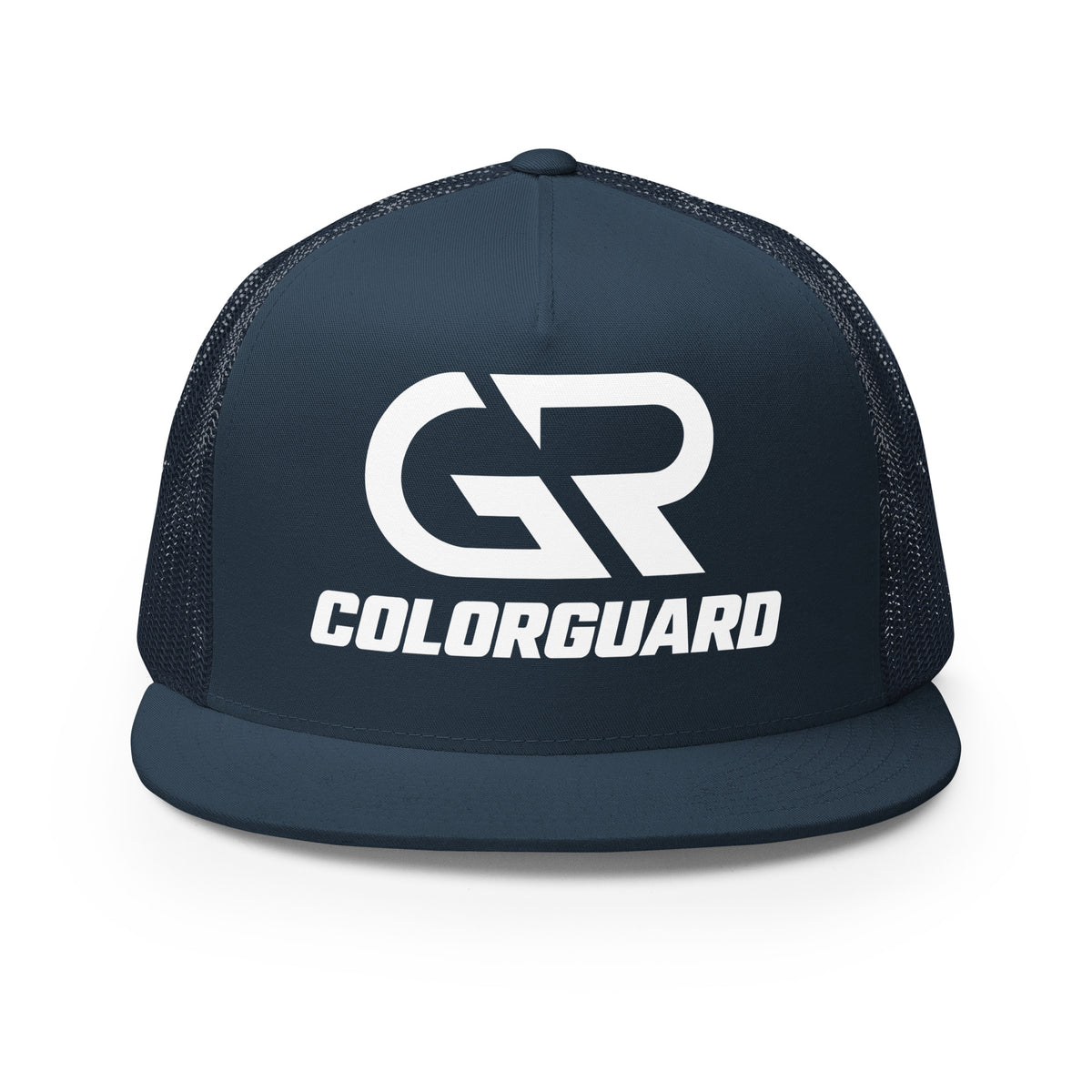 Performance | 5 Panel Trucker Cap | George Ranch High School Colorguard | Emblem Logo