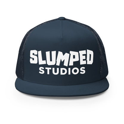 Performance | 5 Panel Trucker Cap | SlumpedStudios | Crest Logo