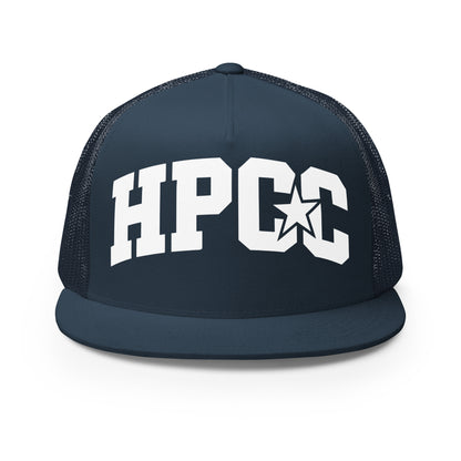 Performance | 5 Panel Trucker Cap | Hyde Park Cowboys | Emblem Logo
