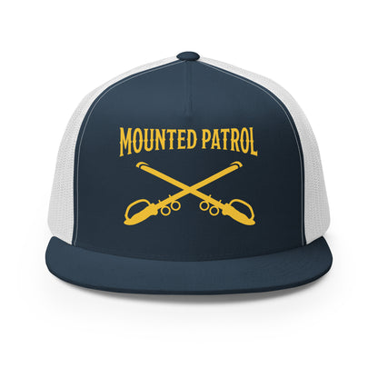 Performance | 5 Panel Trucker Cap | Metro Nashville Police Department Horse Mounted Patrol | Sabres Logo