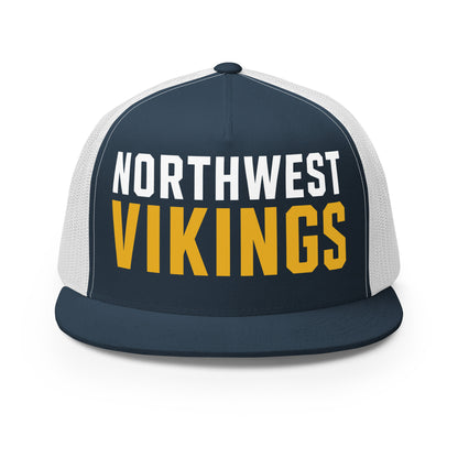 Performance | 5 Panel Trucker Cap | Northwest High School | Vikings Logo