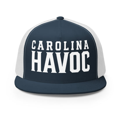 Performance | 5 Panel Trucker Cap | Carolina Havoc | Emblem Logo