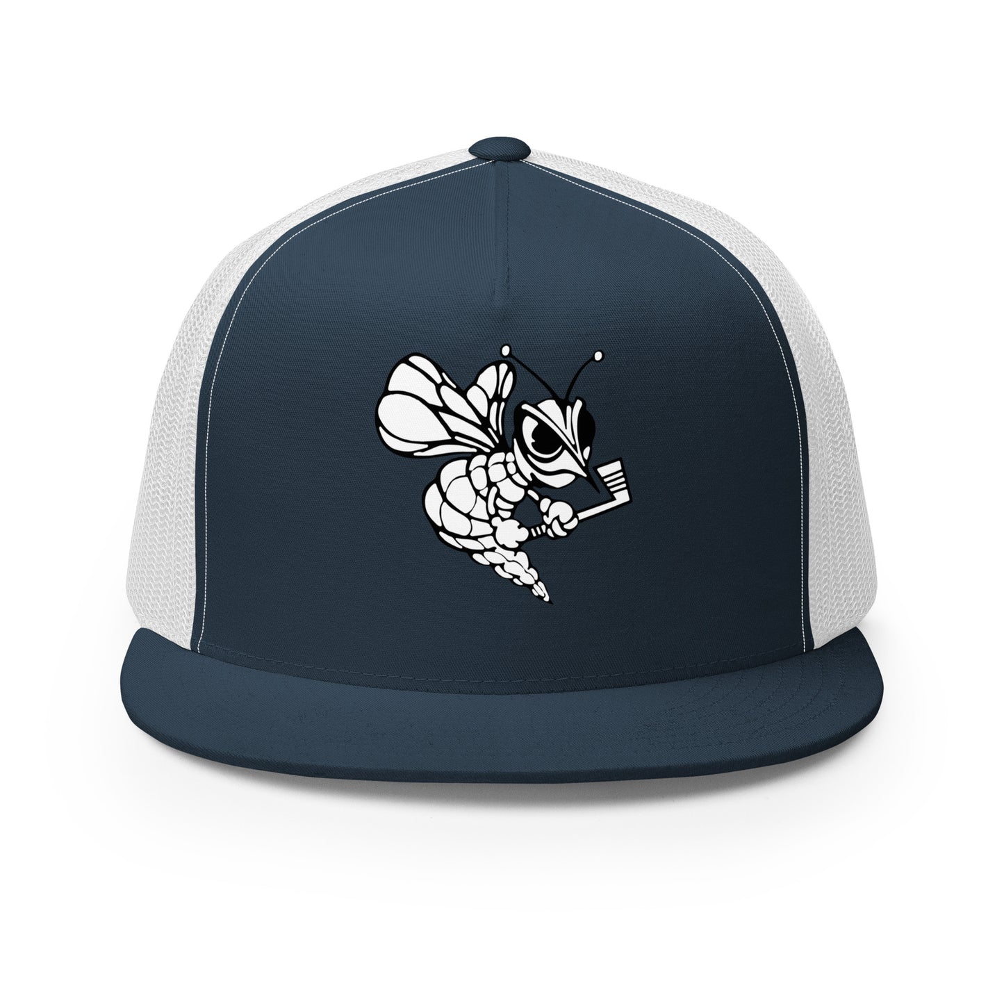 Performance | 5 Panel Trucker Cap | HORNETS | Mascot Logo