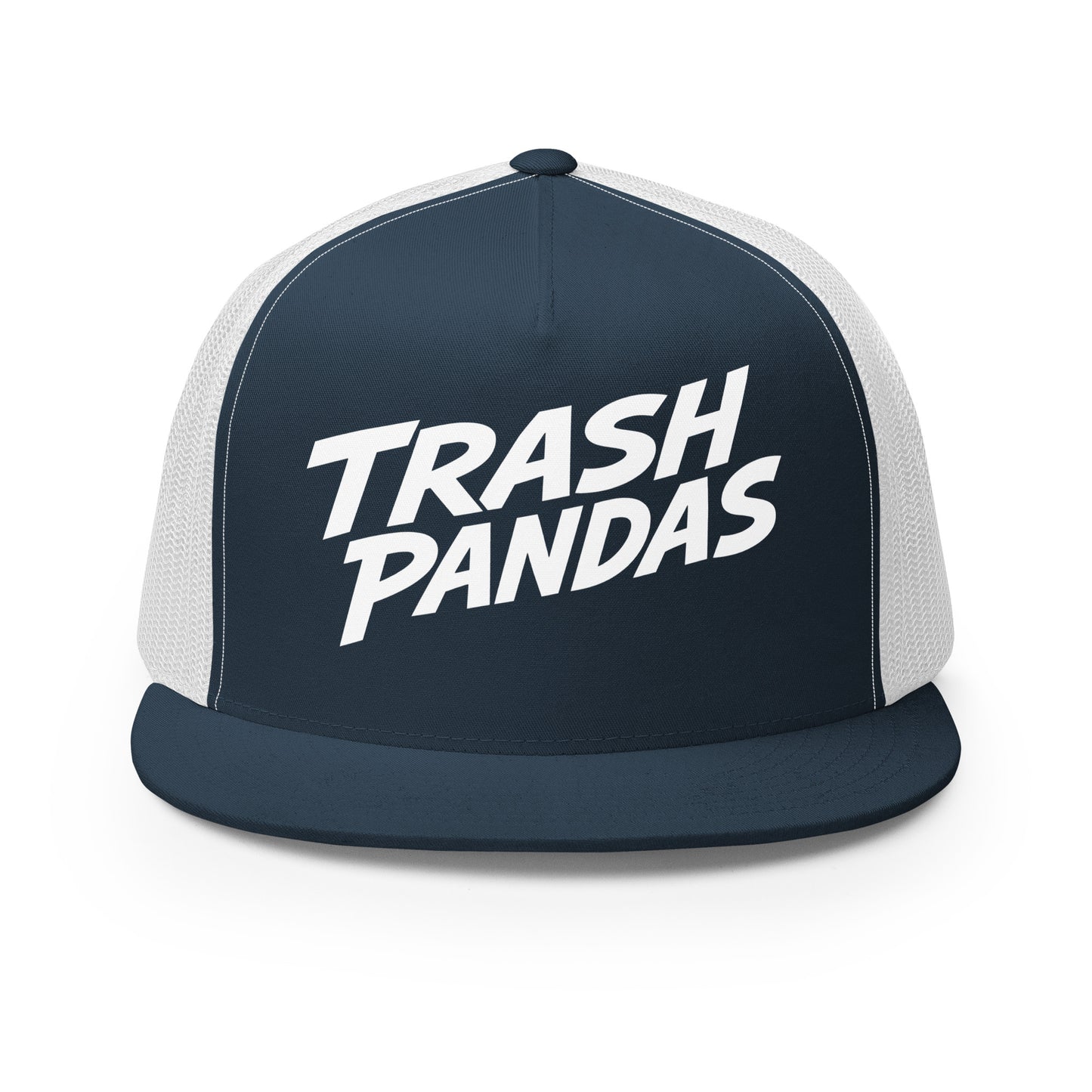 Performance | 5 Panel Trucker Cap | Trash Pandas Baseball Organization | Mascot Logo