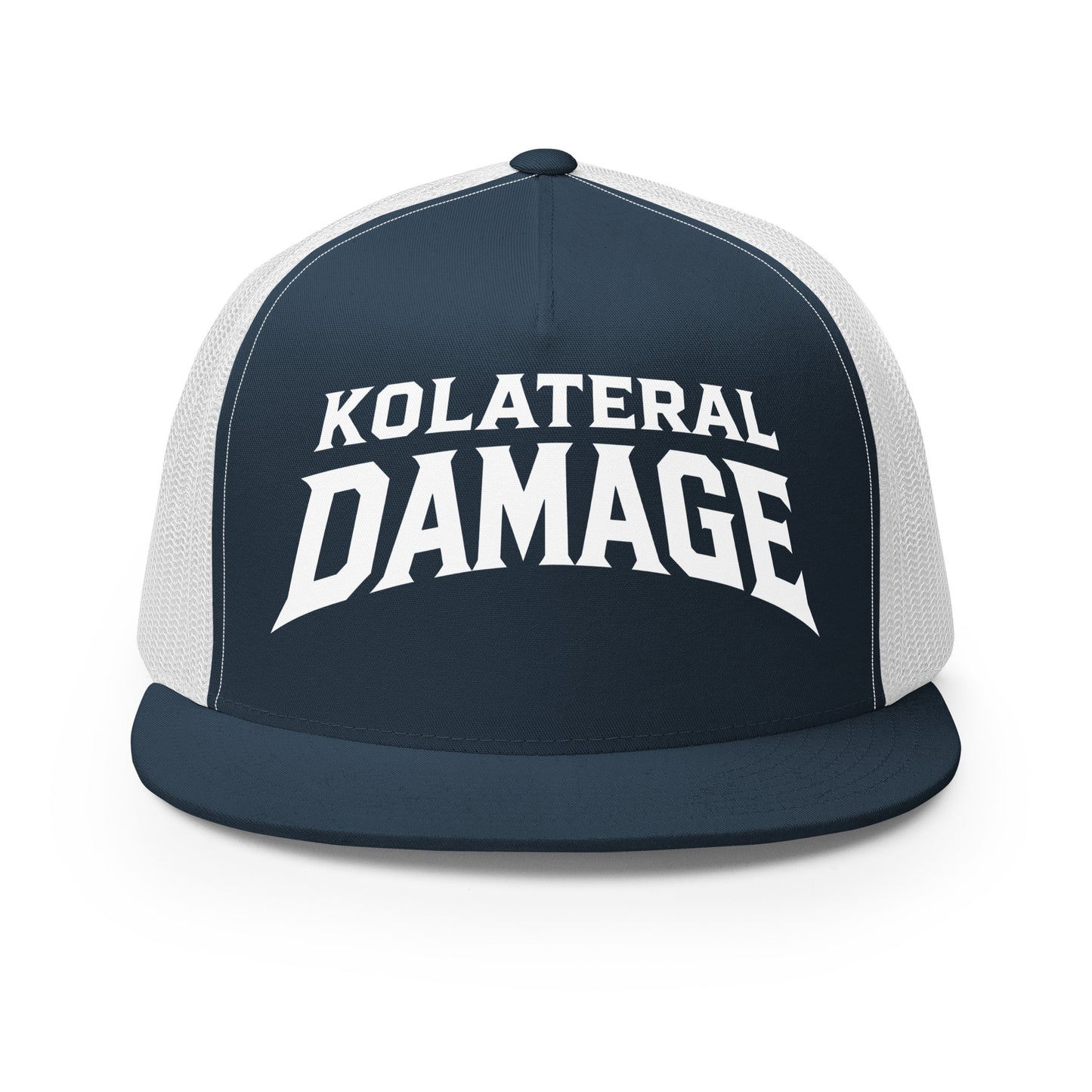 Performance | 5 Panel Trucker Cap | Kolateral Damage E-Sports | Ice Kold Crest Logo