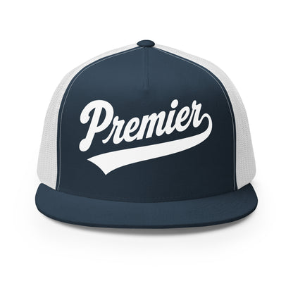 Performance | 5 Panel Trucker Cap | Premier Baseball | Athletics Logo