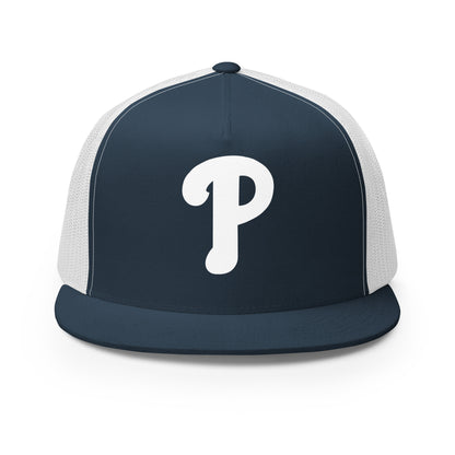 Performance | 5 Panel Trucker Cap | Premier Baseball | Badge Logo