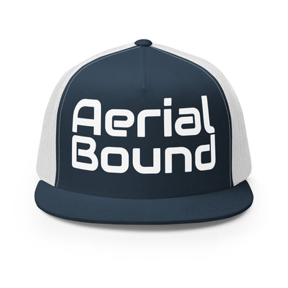 Performance | 5 Panel Trucker Cap | Aerial Bound Athletics | Script Logo