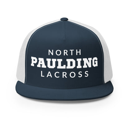 Performance | 5 Panel Trucker Cap | North Paulding Lacrosse | Valor Logo