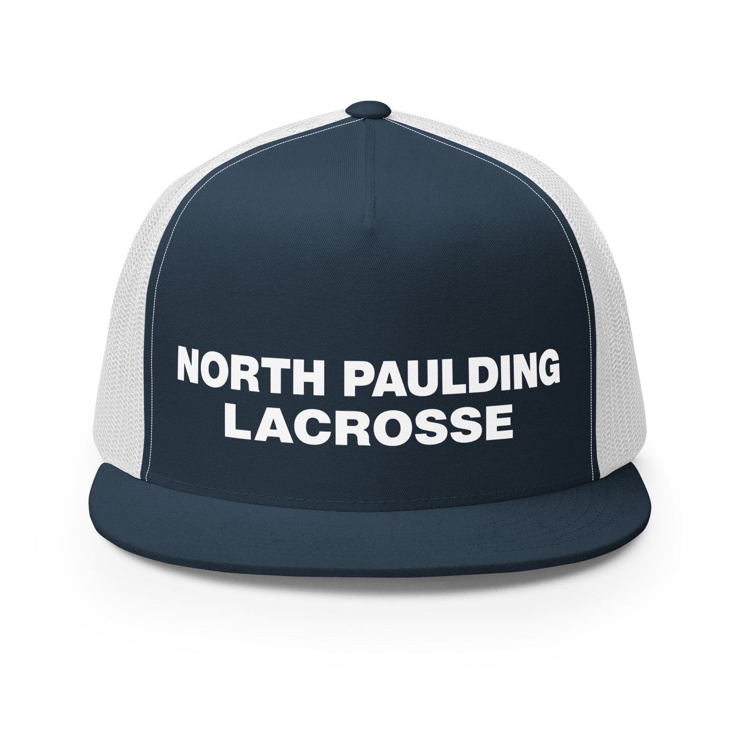 Performance | 5 Panel Trucker Cap | North Paulding Lacrosse | Badge Logo