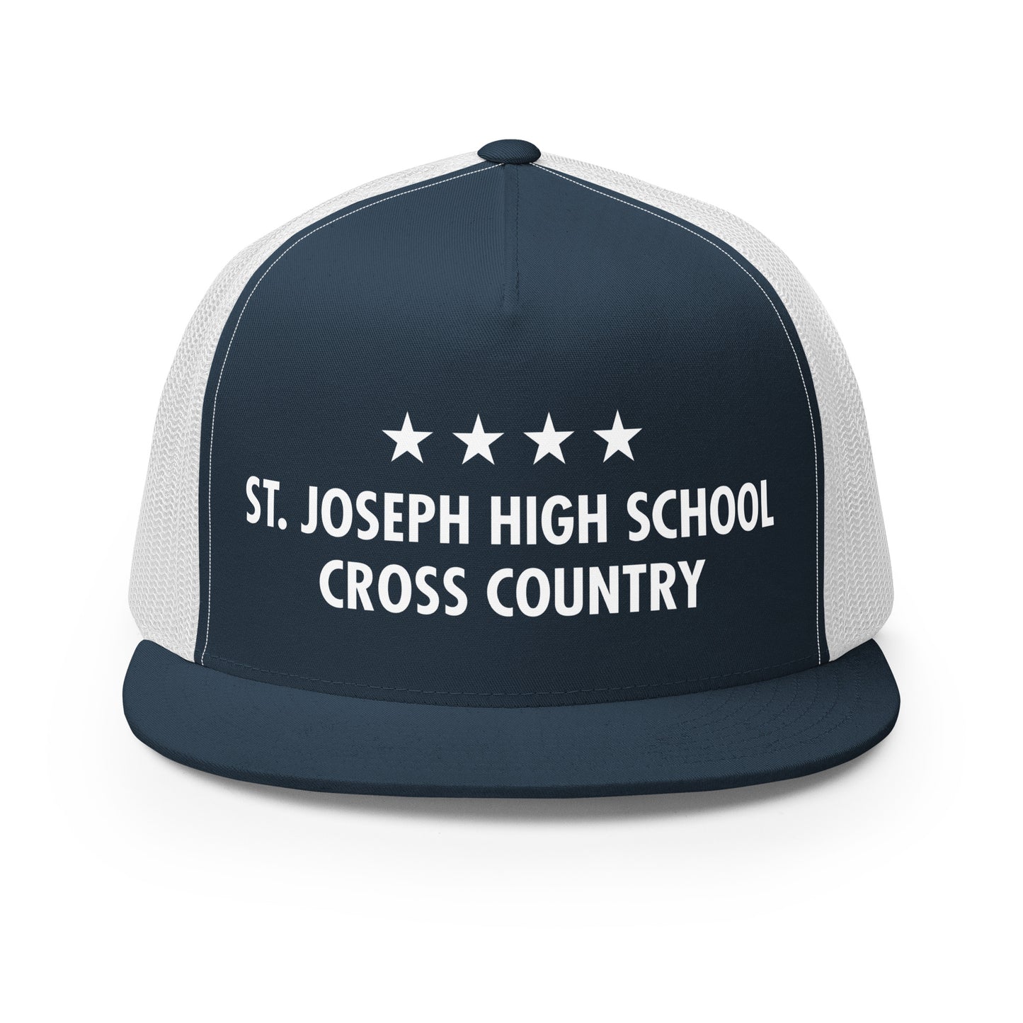 Performance | 5 Panel Trucker Cap | St. Joseph High School - Cross Country | Vanguard Logo