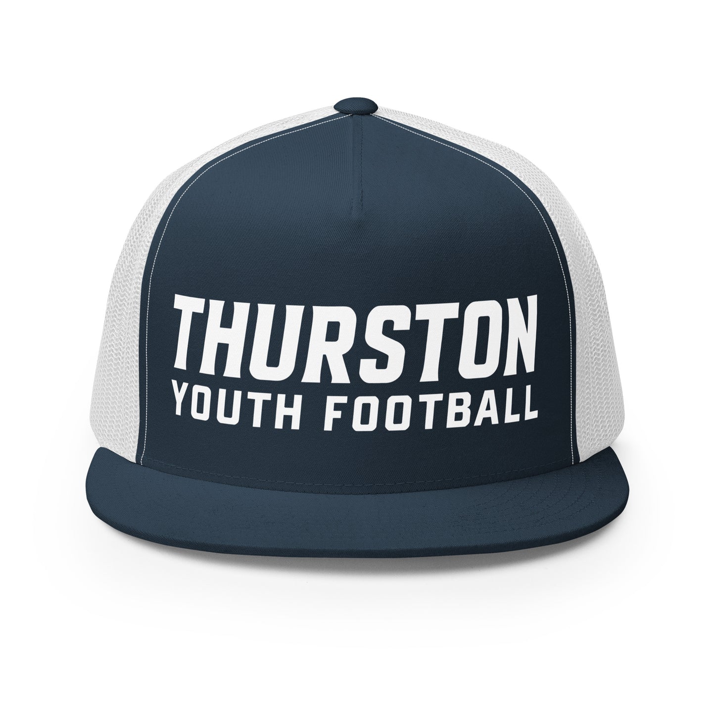 Performance | 5 Panel Trucker Cap | Thurston Youth Football | Crest Logo