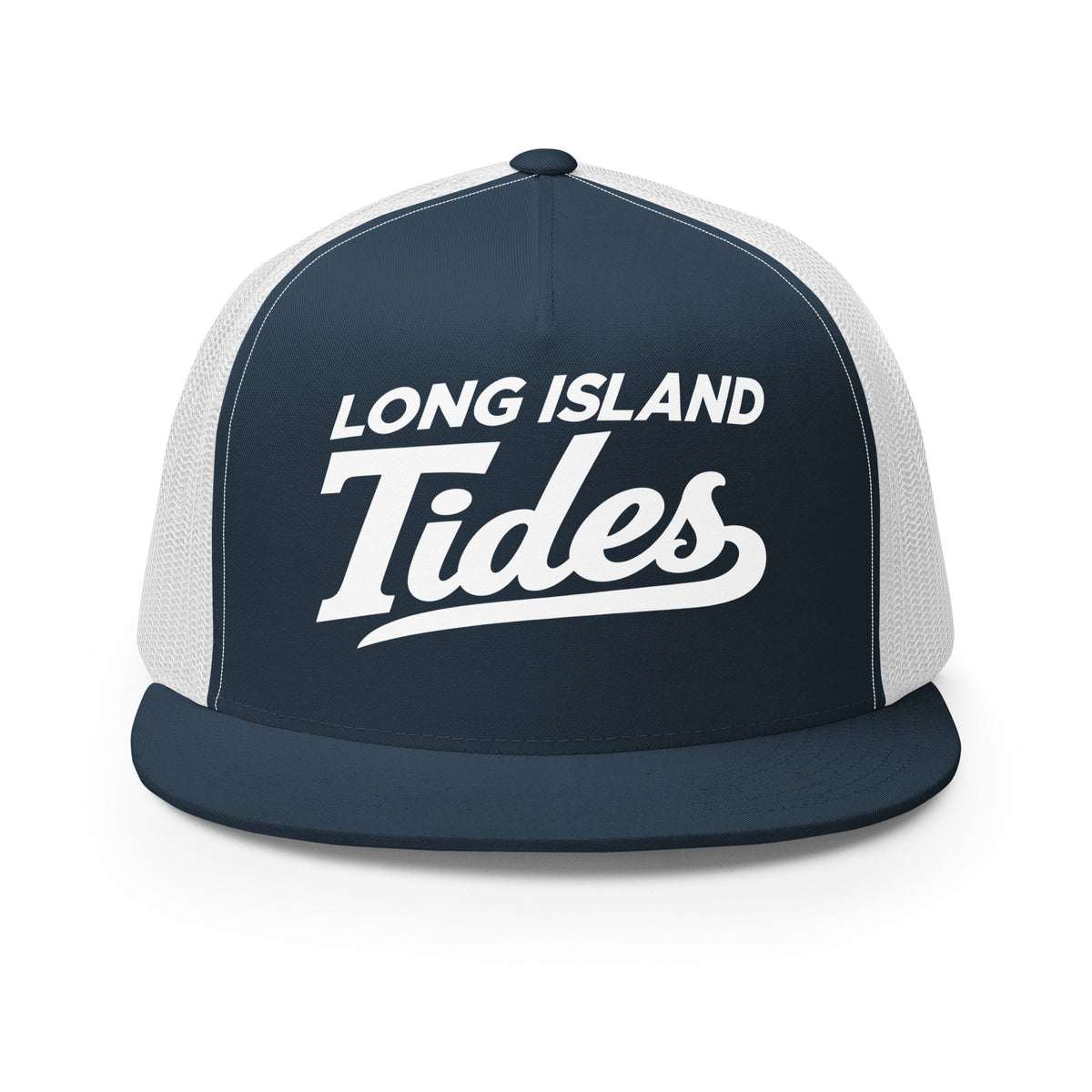 Performance | 5 Panel Trucker Cap | Long Island Tides Baseball | Vanguard Logo