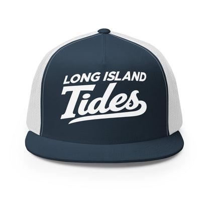 Performance | 5 Panel Trucker Cap | Long Island Tides Baseball | Vanguard Logo