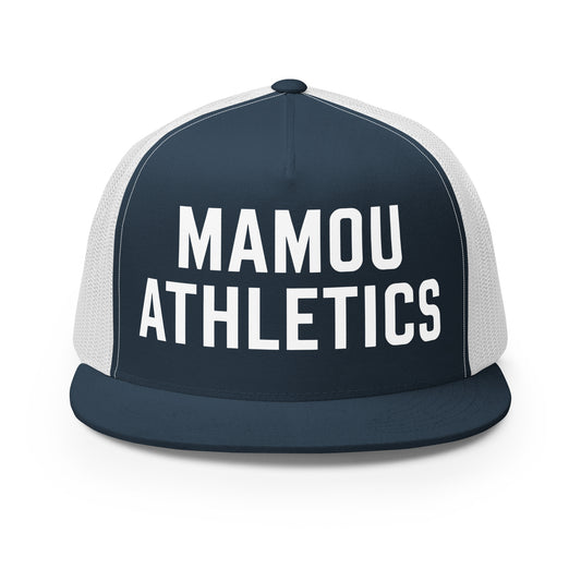 Performance | 5 Panel Trucker Cap | Mamou High School | Emblem Logo