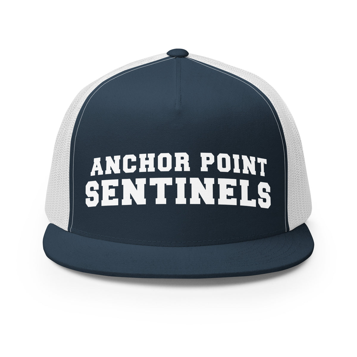 Performance | 5 Panel Trucker Cap | Anchor Point | Crest Logo