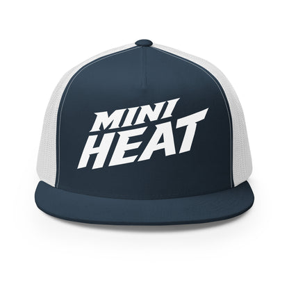 Performance | 5 Panel Trucker Cap | MINI HEAT | Crest Logo