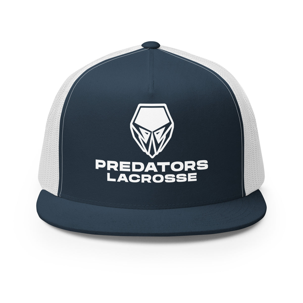 Performance | 5 Panel Trucker Cap | Predators Lacrosse | Crest Logo