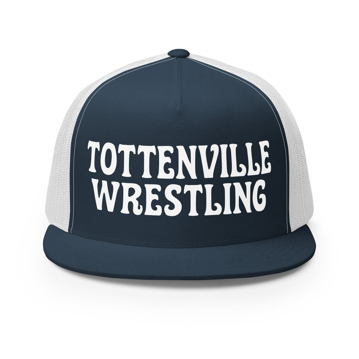Performance | 5 Panel Trucker Cap | Tottenville wrestling club | Crest Logo