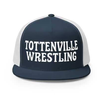 Performance | 5 Panel Trucker Cap | Tottenville wrestling club | Crest Logo