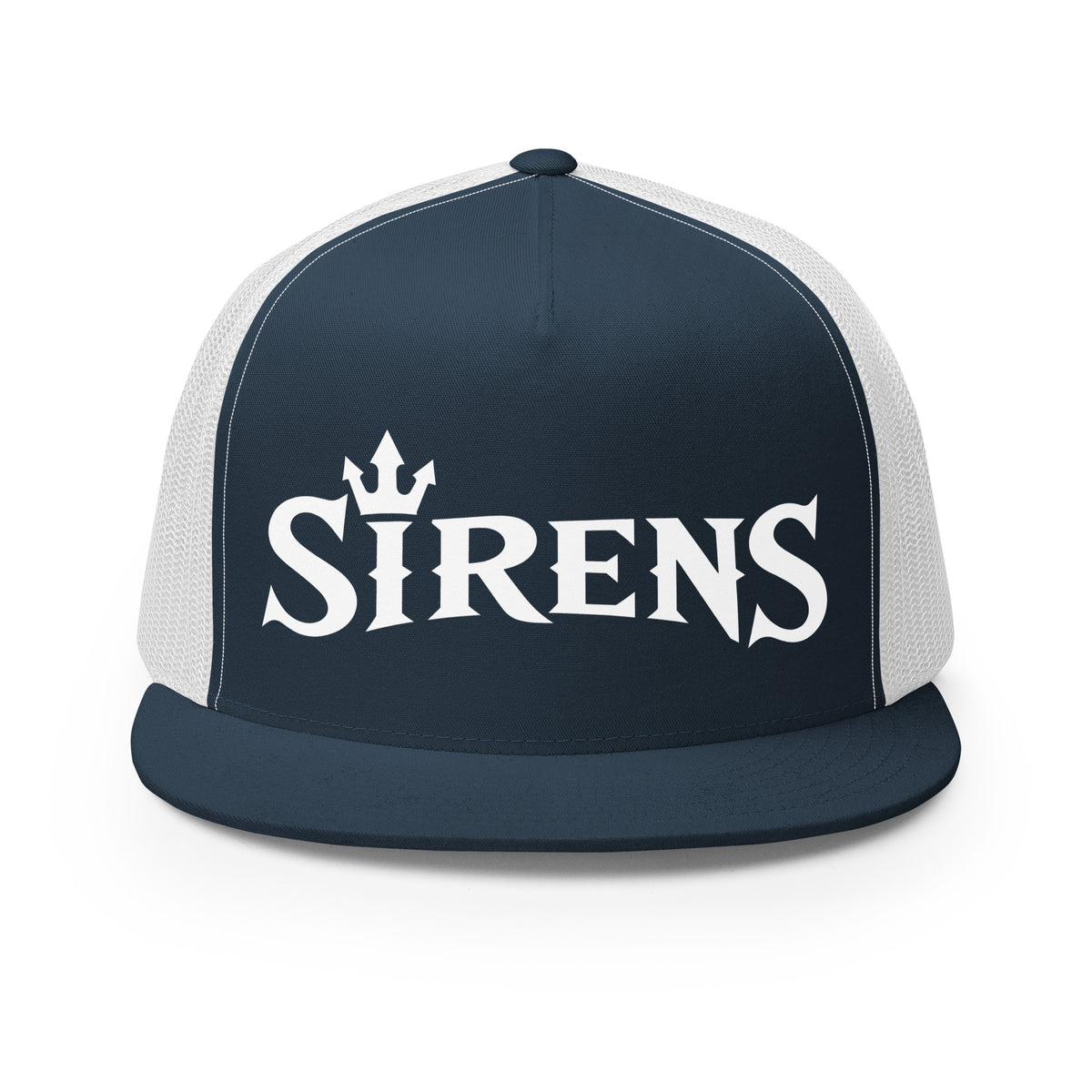Performance | 5 Panel Trucker Cap | Naples Sirens | Emblem (Variant) Logo