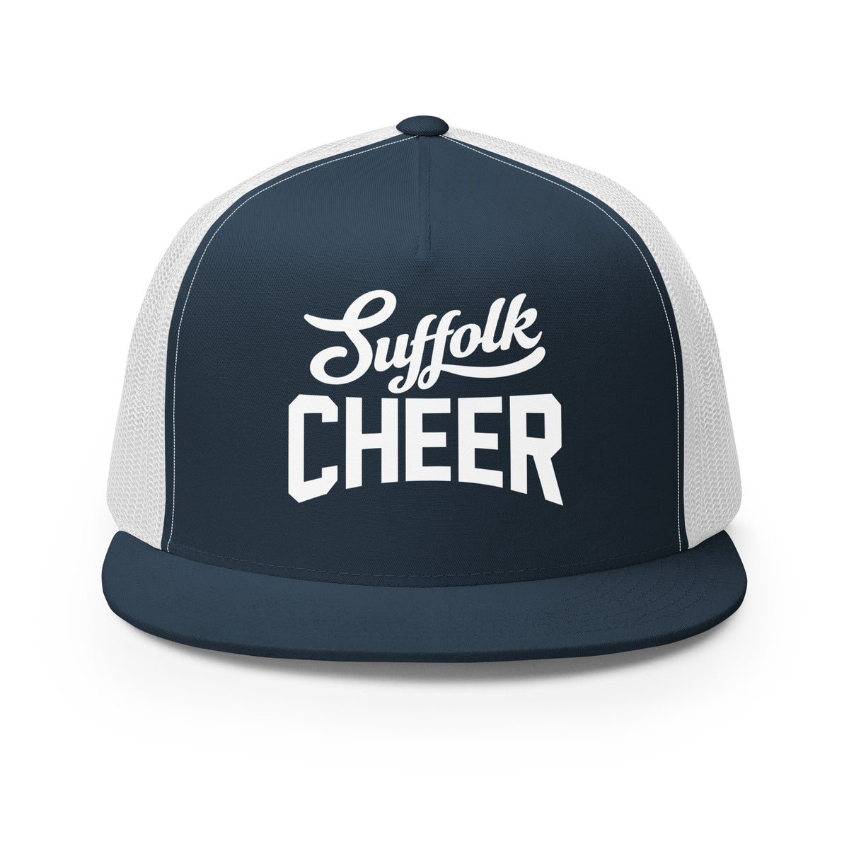 Performance | 5 Panel Trucker Cap | Suffolk University Cheerleading | Vanguard Logo