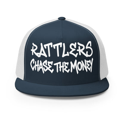 Performance | 5 Panel Trucker Cap | Rattlers 2/11 | Emblem Logo