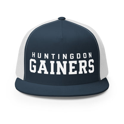 Performance | 5 Panel Trucker Cap | HCC Gymnastics | Gainers Emblem Logo