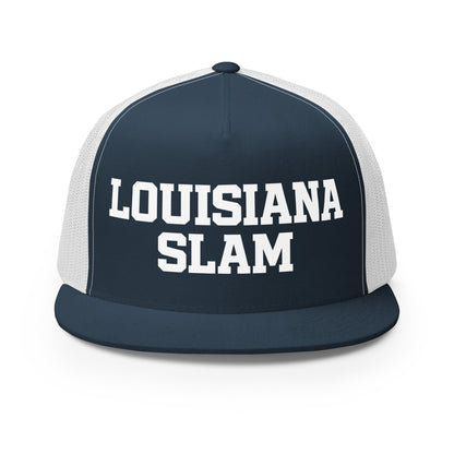 Performance | 5 Panel Trucker Cap | Louisiana Slam Baseball | Emblem Logo