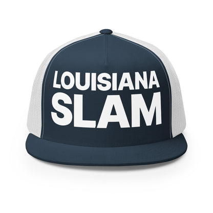 Performance | 5 Panel Trucker Cap | Louisiana Slam Baseball | Lettermark Logo