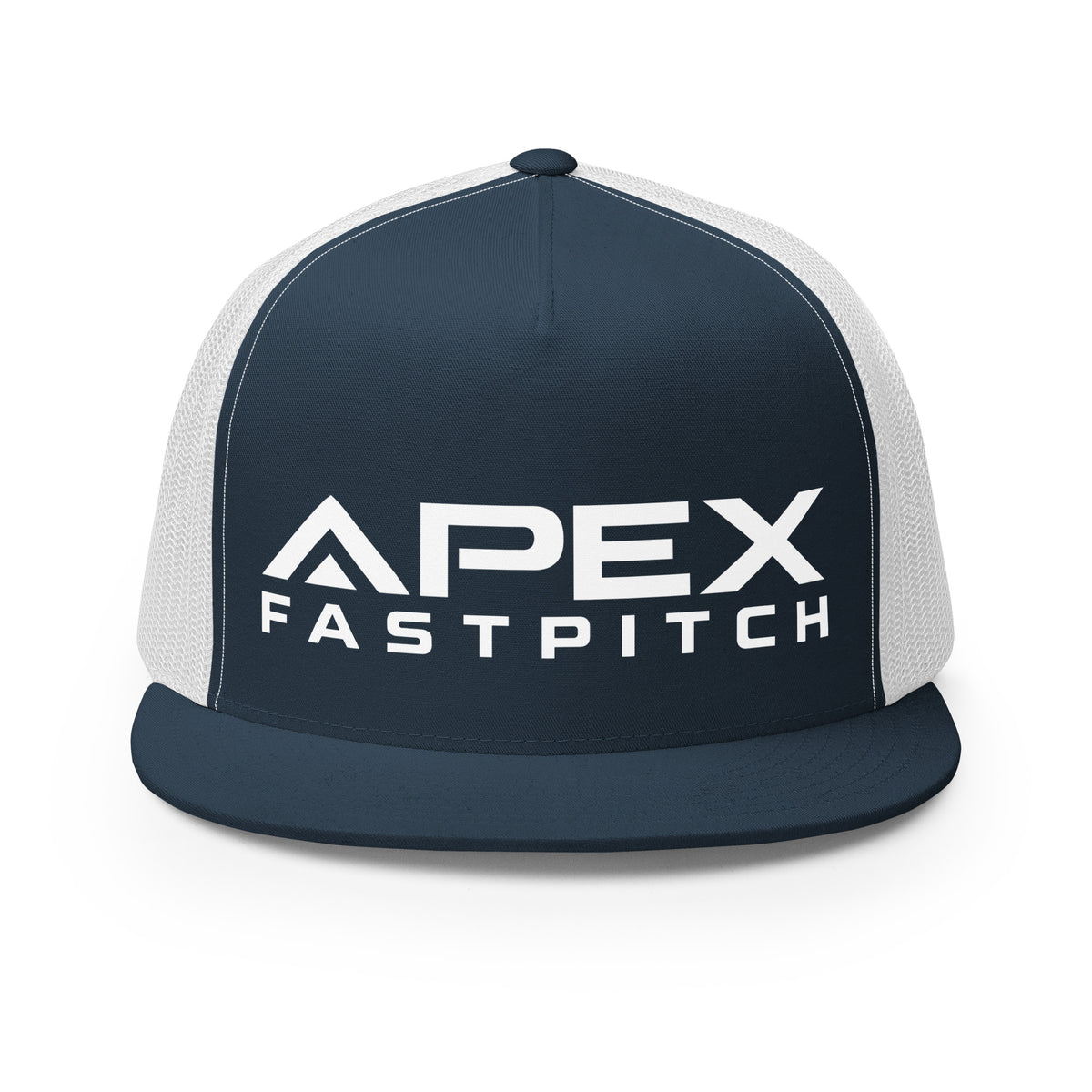 Performance | 5 Panel Trucker Cap | Apex Fastpitch | Emblem Logo